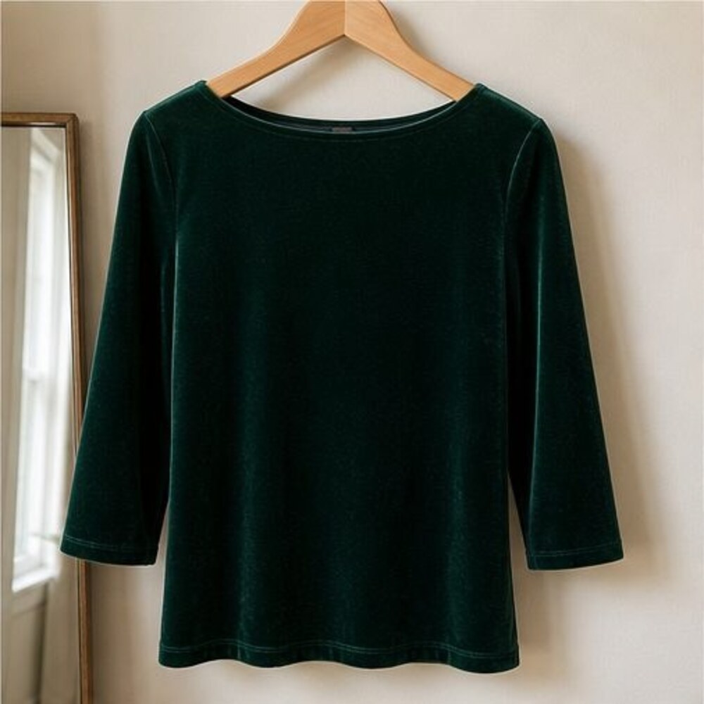 Black Ruffle Blouse